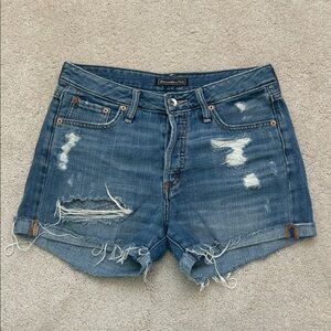 Abercrombie & Fitch | Distressed Jean Shorts | 27 | 4”Inseam